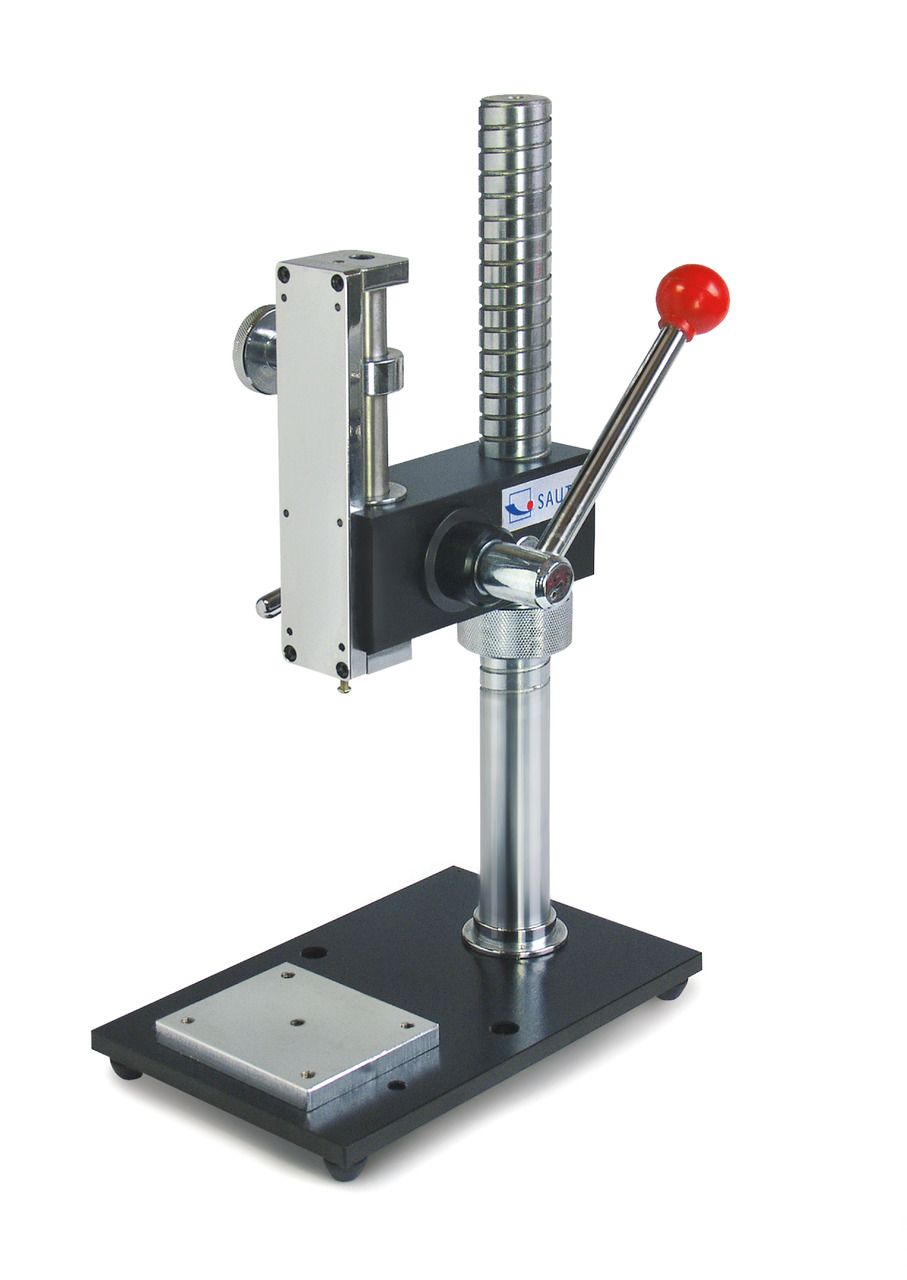 Sauter TVP Manual Lever Operated Test Stand — The Measurement Shop